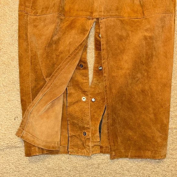 Suede Sleeveless Dress - Picture 4 of 6